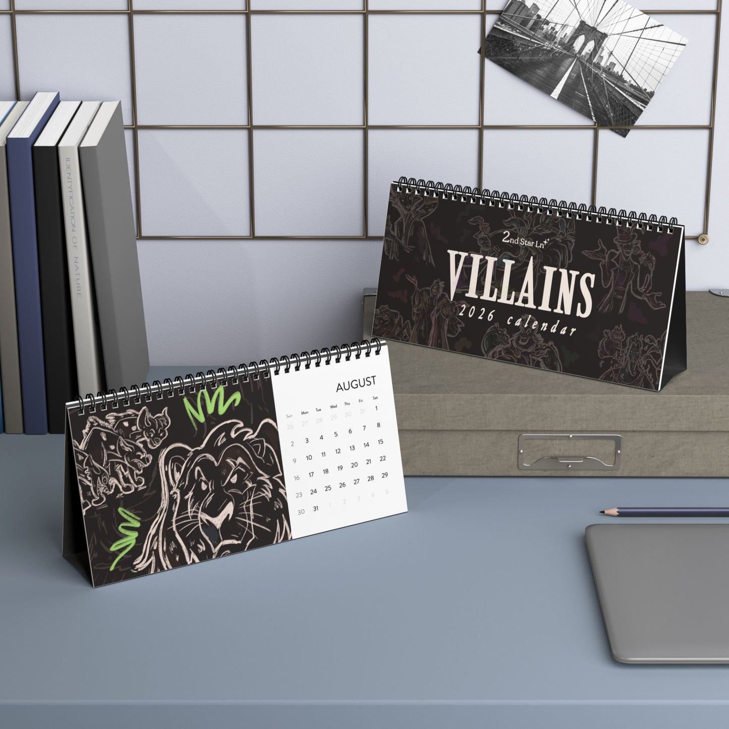 Villains 2026 12-Month Calendar