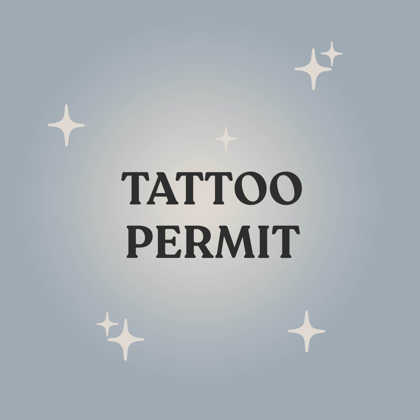 TATTOO PERMIT