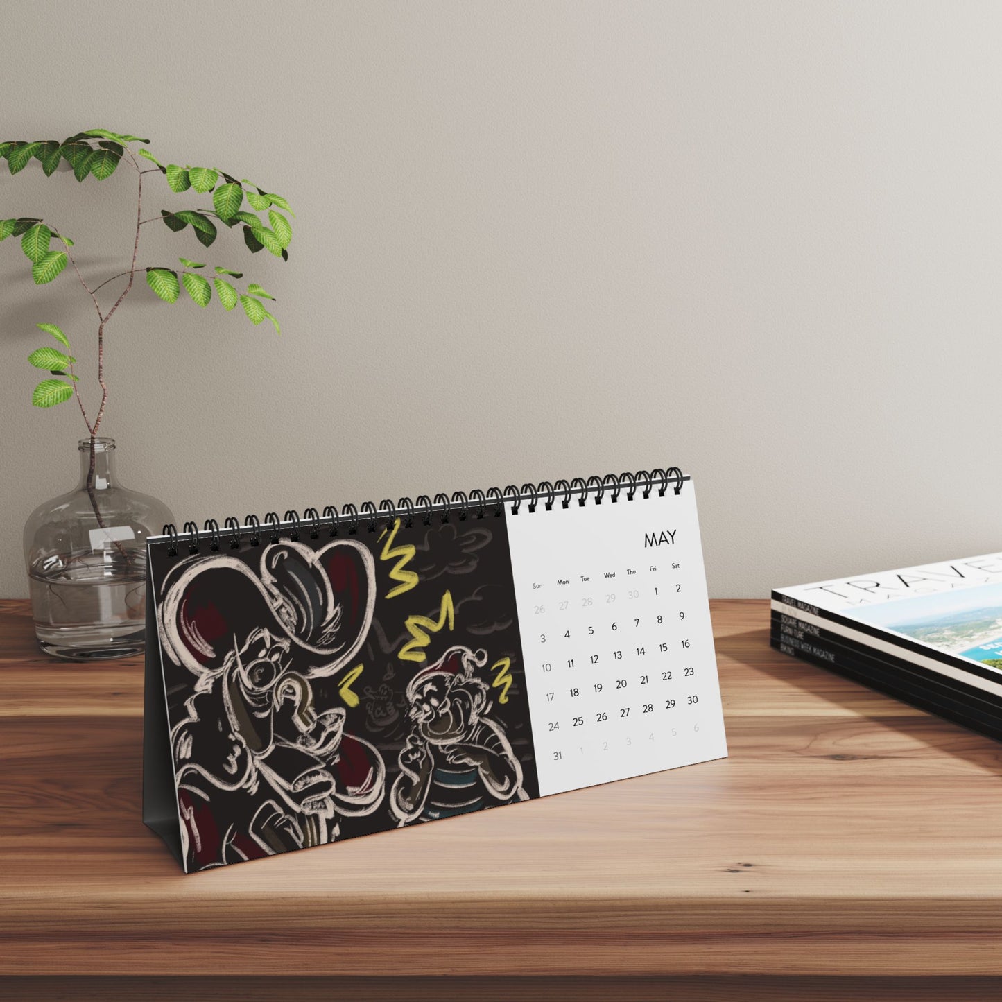 Villains 2026 12-Month Calendar