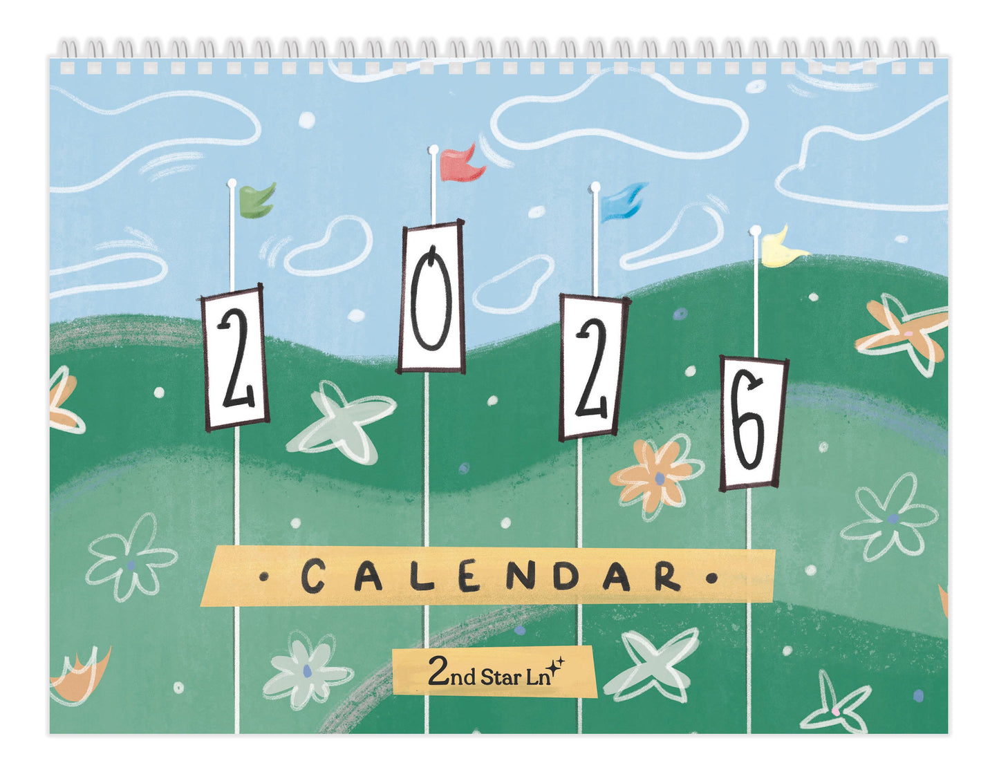 Classic 2026 12-Month Calendar