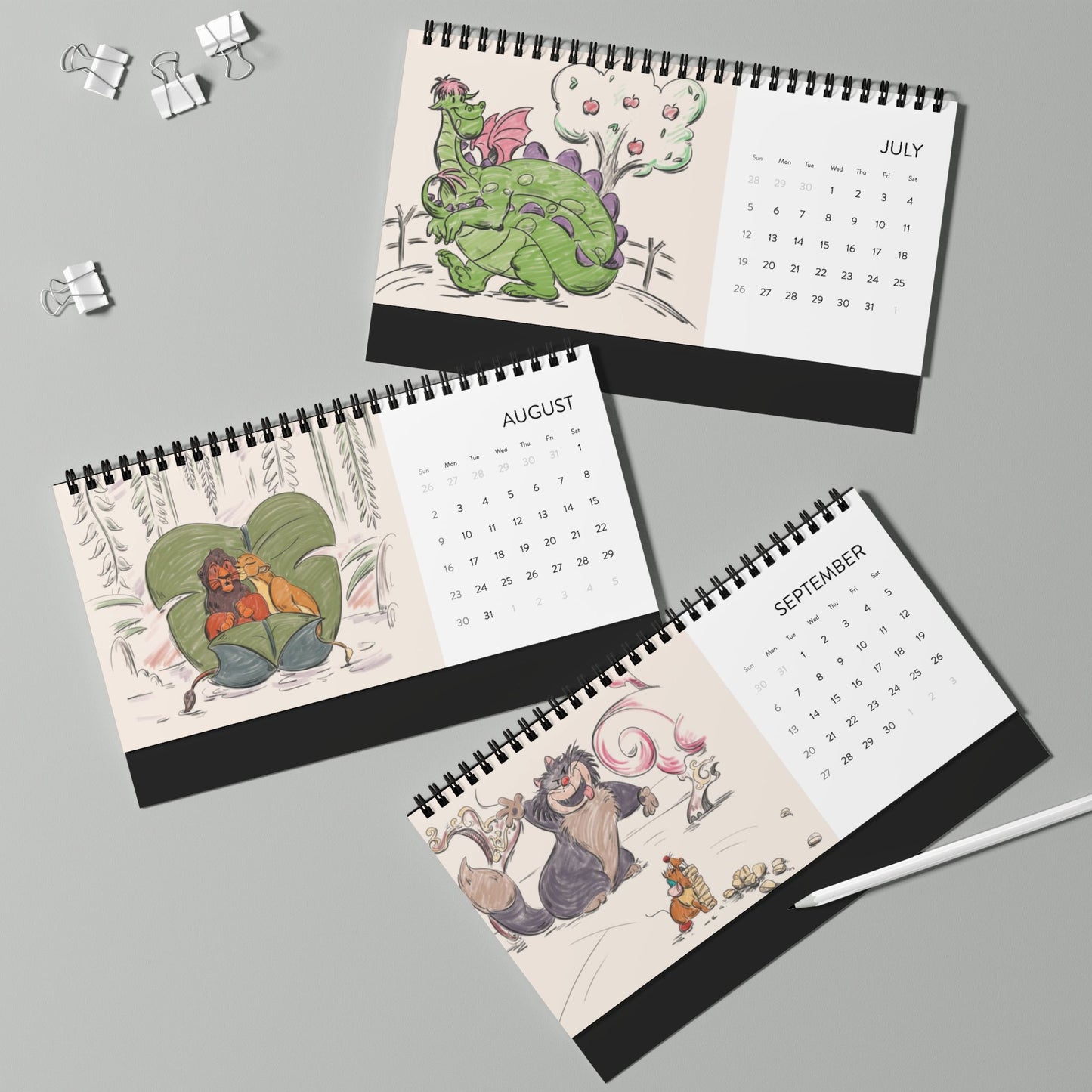 Underrated Characters 2026 12-Month Calendar