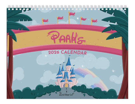 Parks 2026 12-Month Calendar