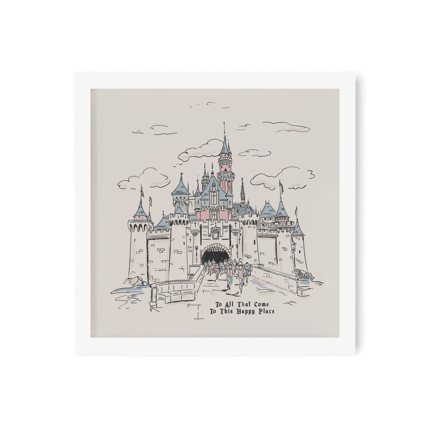 Opening Day Castle Art Print